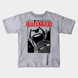 the byrds ll rock and scream Kids T-Shirt